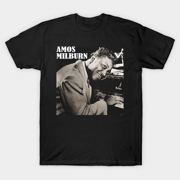 Feel the Rhythm, Feel the Blues Amos Tee T-Shirt by MilanVerheij Bike